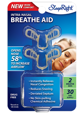 SleepRight Intra-Nasal Breathe Aid