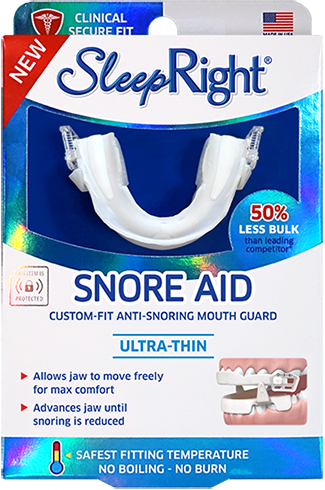 Photo of the SleepRight Snore Aid Package
